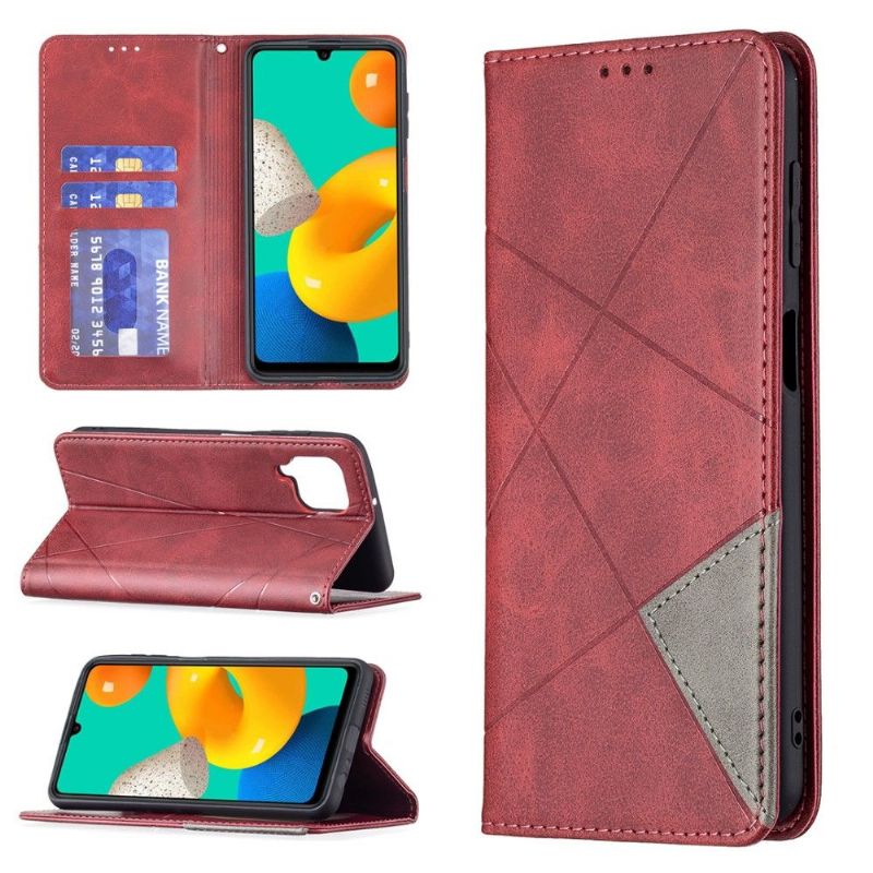 Housse Samsung Galaxy M32 Célinia Style Cuir Porte Cartes