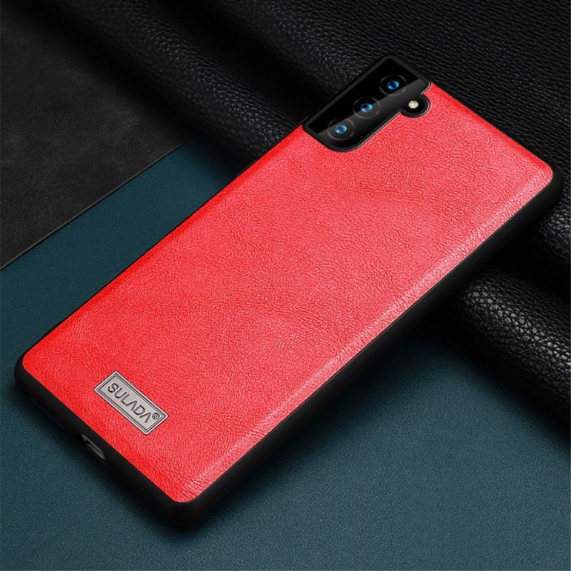 Coque Samsung Galaxy S21 Plus 5G SULADA Effet Cuir