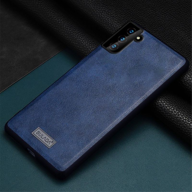 Coque Samsung Galaxy S21 Plus 5G SULADA Effet Cuir