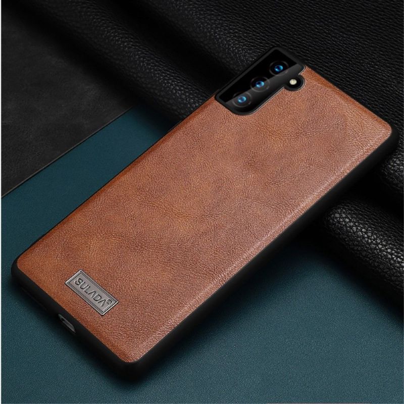 Coque Samsung Galaxy S21 Plus 5G SULADA Effet Cuir