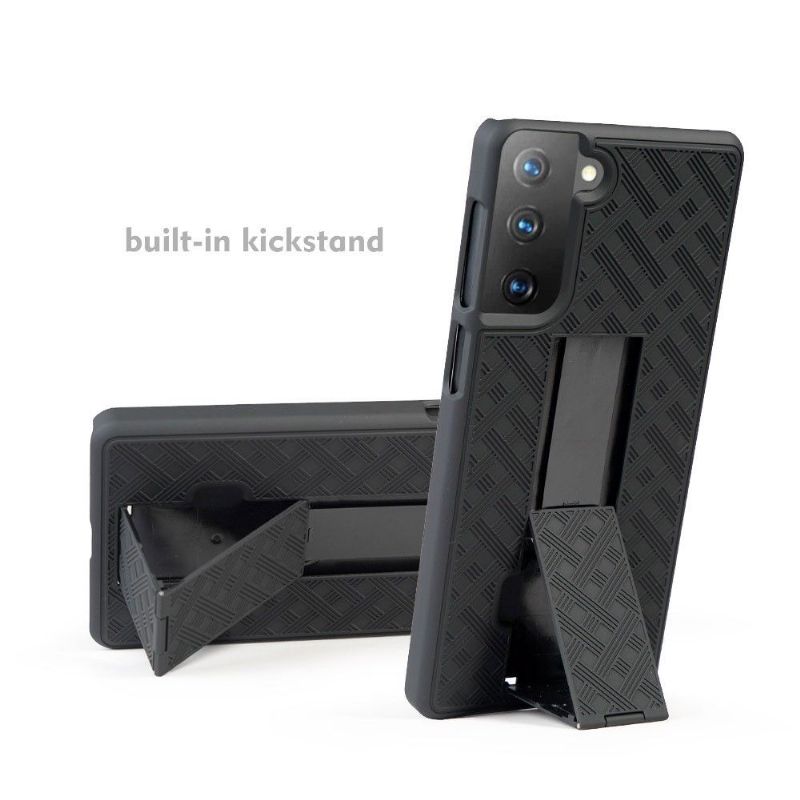 Coque Samsung Galaxy S21 Plus intégrale avec clip ceinture