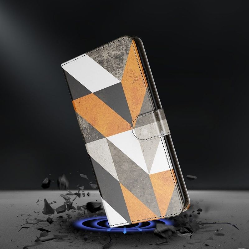 Étui Samsung Galaxy S21 Plus 5G marbre géométrique - M1