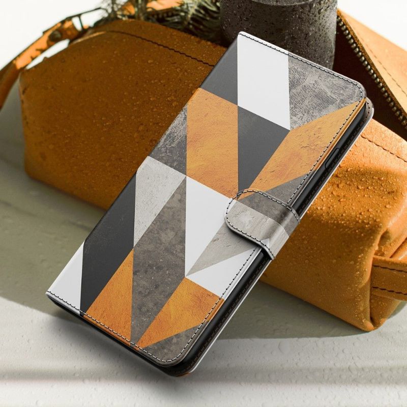Étui Samsung Galaxy S21 Plus 5G marbre géométrique - M1