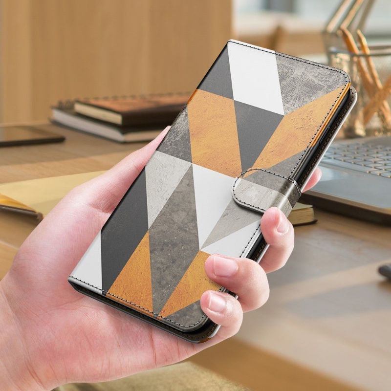Étui Samsung Galaxy S21 Plus 5G marbre géométrique - M1