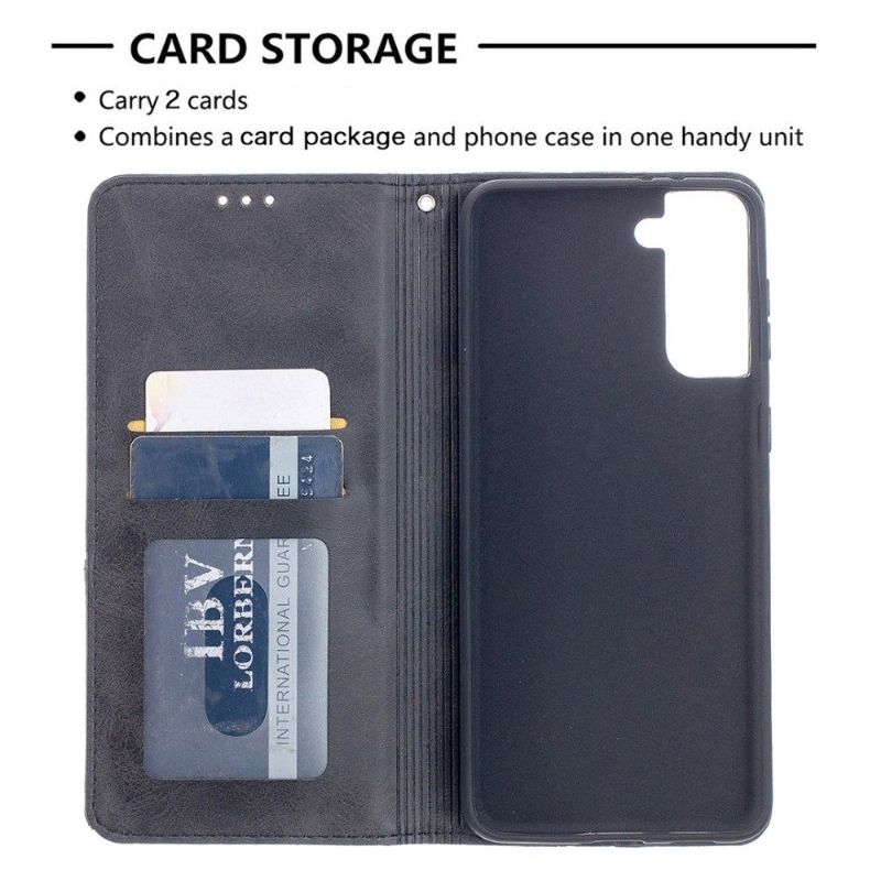 Housse Samsung Galaxy S21 Plus Célinia Style Cuir Porte Cartes