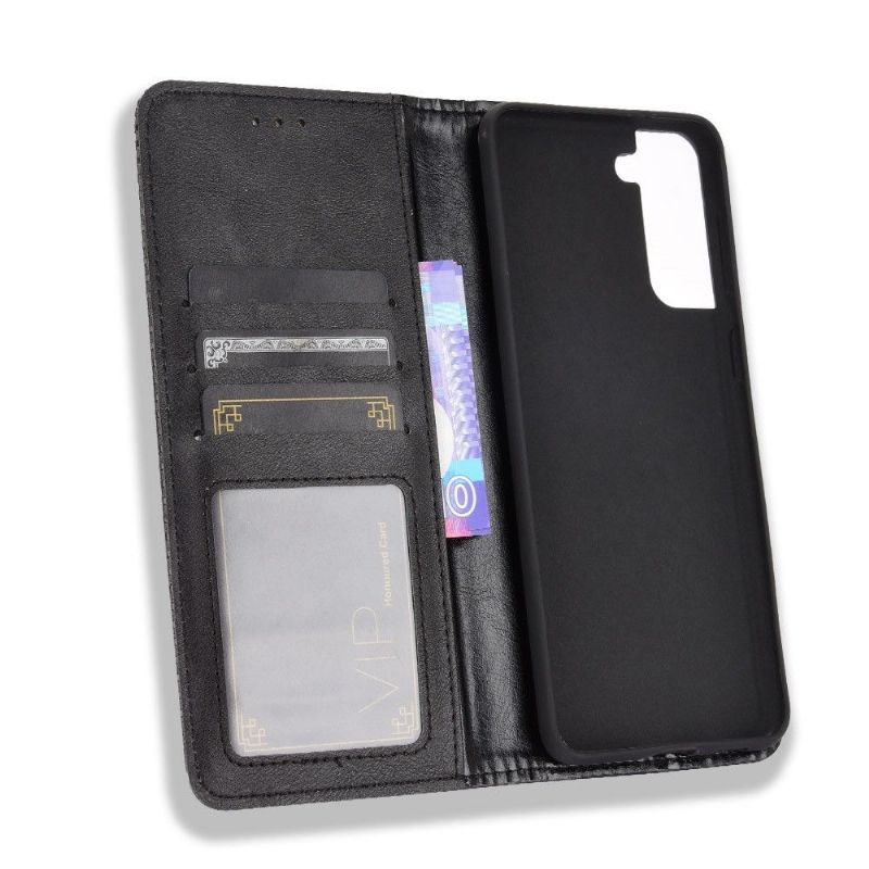 Housse Samsung Galaxy S21 Plus Le Cirénius Style Cuir