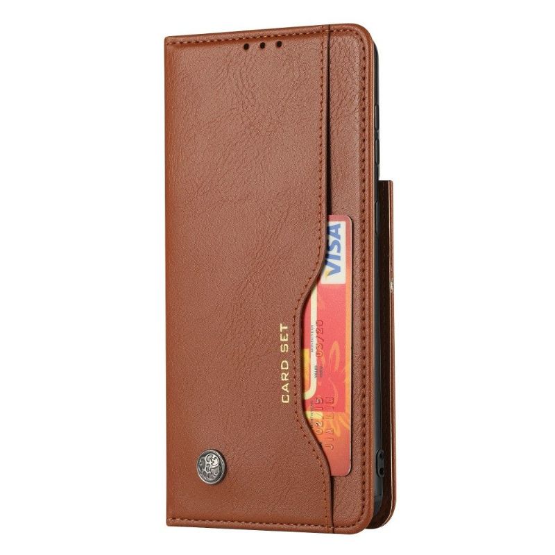 Housse Samsung Galaxy S21 Plus simili cuir stand case