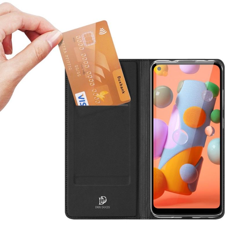 Étui Samsung Galaxy M11 Business Effet Satiné