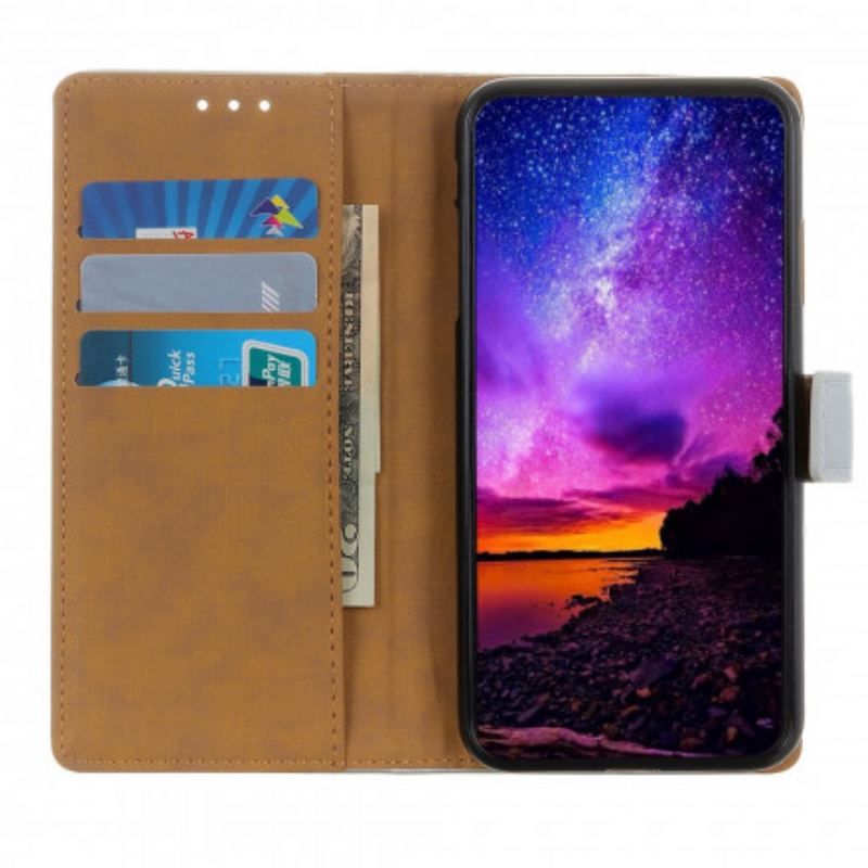 Housse Xiaomi Redmi Note 10/10S/Poco M5s Simili Cuir Simple