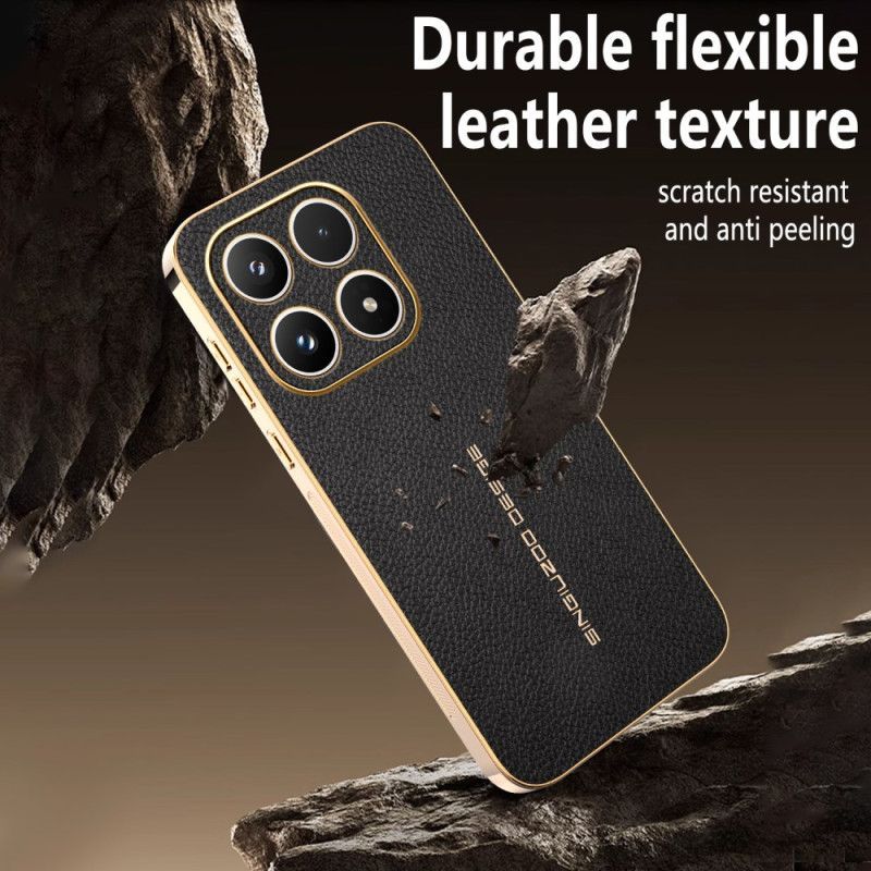 Coque Xiaomi 17 Anti-Rayures Texture Litchi