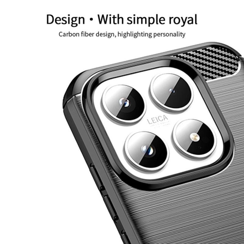 Coque Xiaomi 17 Fibre Carbone Brossée