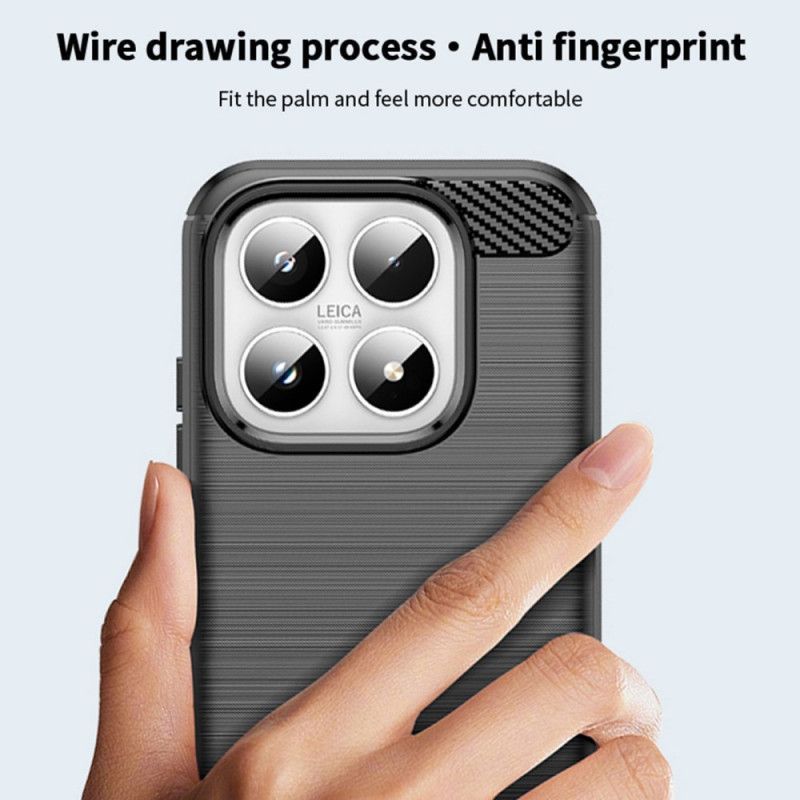 Coque Xiaomi 17 Fibre Carbone Brossée