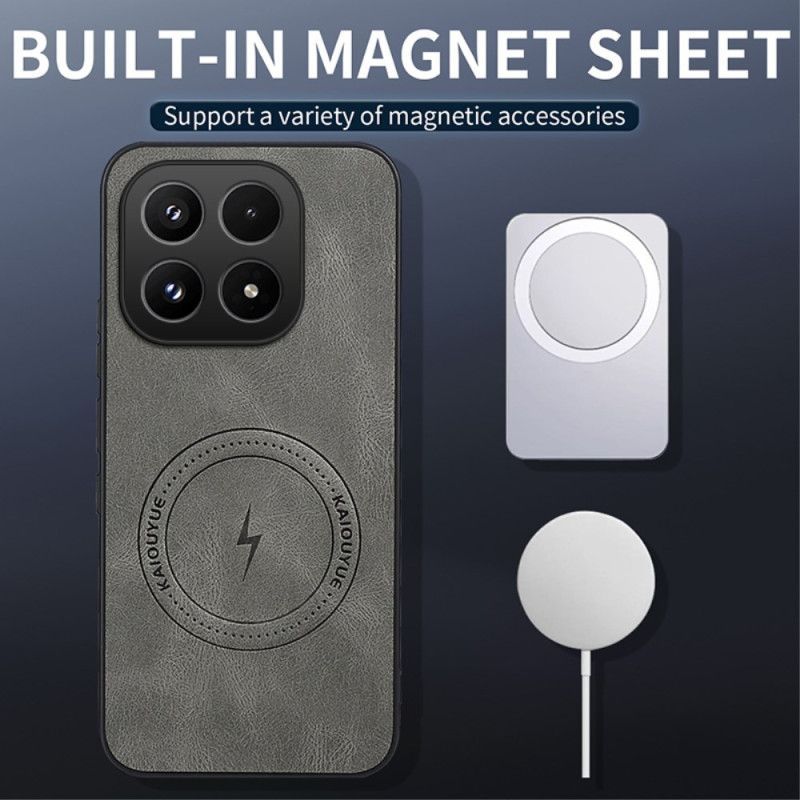Coque Xiaomi 17 MagSafe Effet Cuir