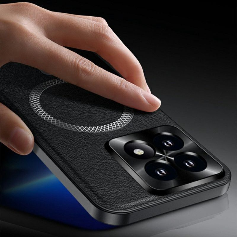 Coque Xiaomi 17 MagSafe Effet Cuir