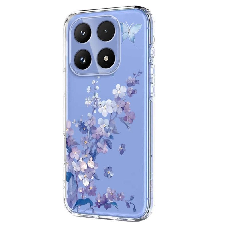 Coque Xiaomi 17 Papillons et Fleurs
