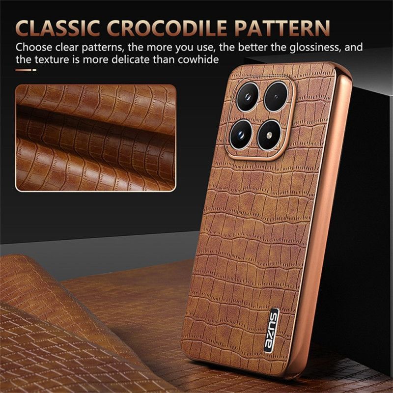 Coque Xiaomi 17 Texture Crocodile AZNS