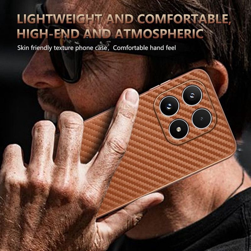 Coque Xiaomi 17 Texture Fibre de Carbone AZNS