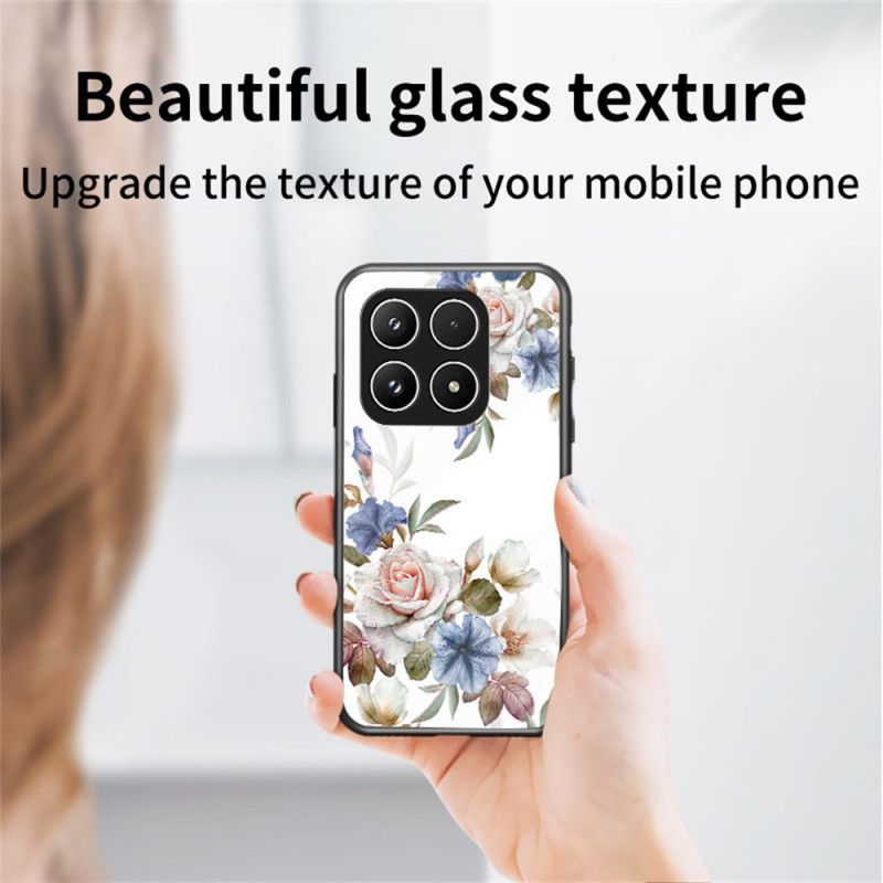 Coque Xiaomi 17 Verre Trempé Motif Floral