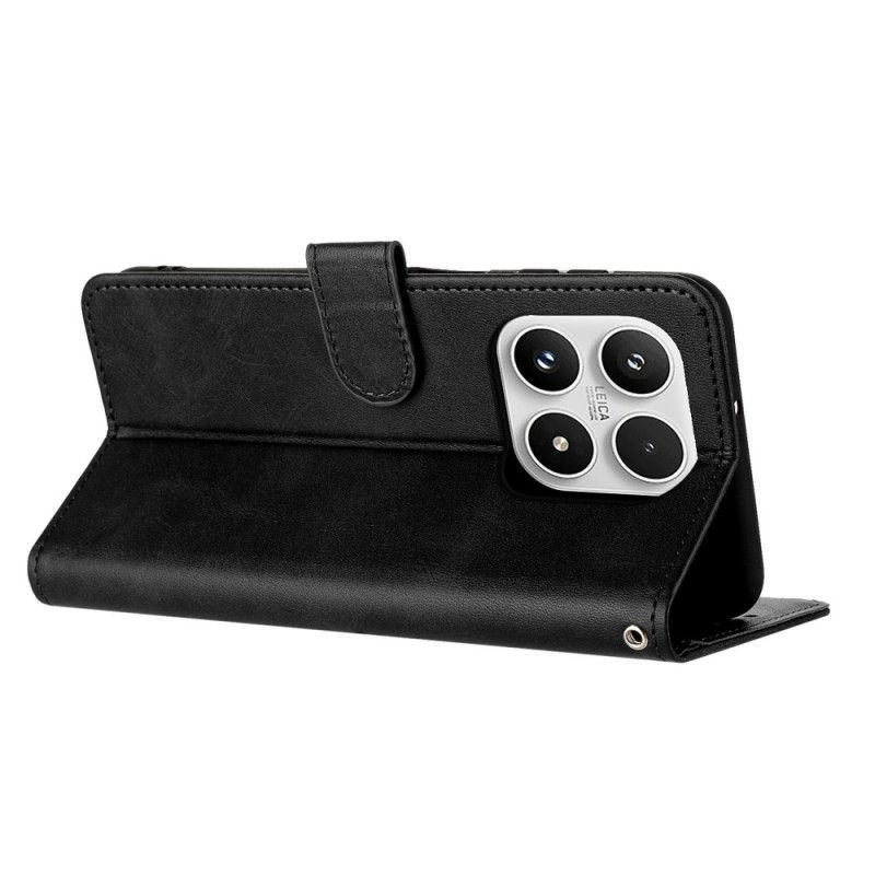 Housse Xiaomi 17 Effet Cuir à Lanière