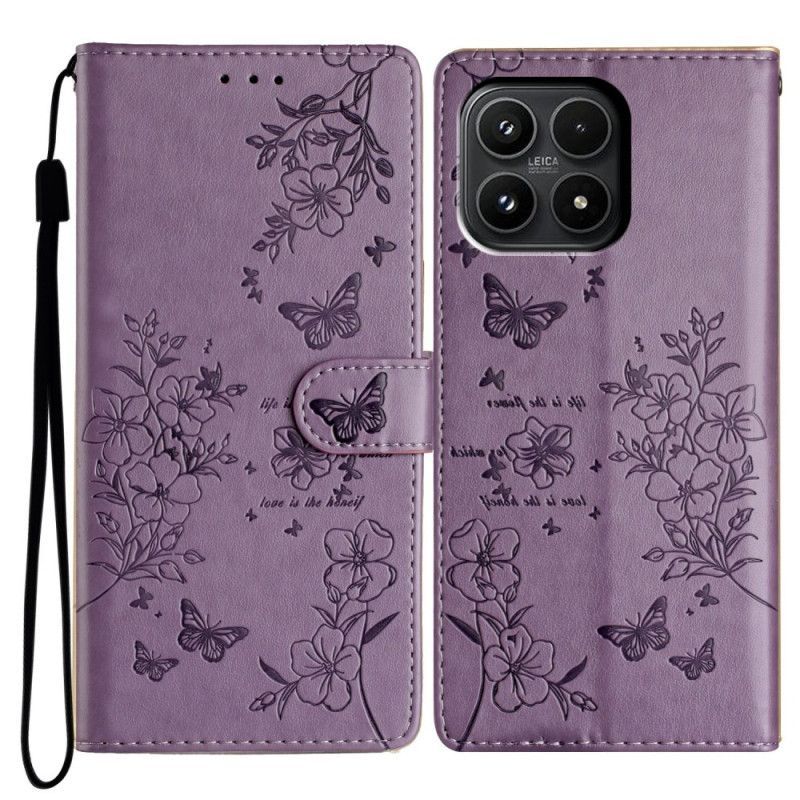 Housse Xiaomi 17 Empreinte Fleurettes