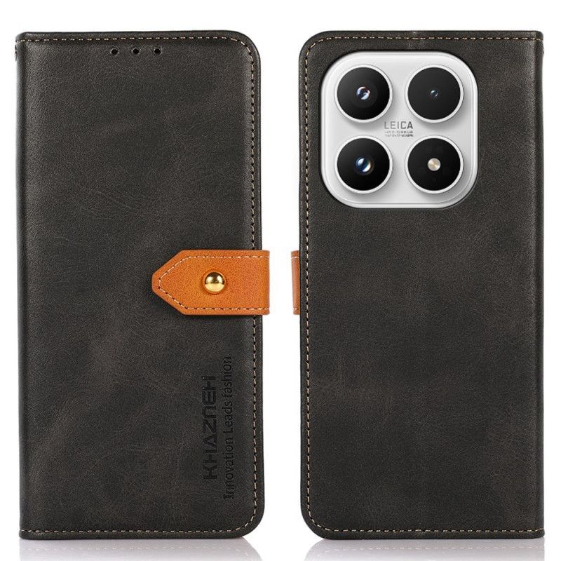 Housse Xiaomi 17 Fermoir Doré KHAZNEH