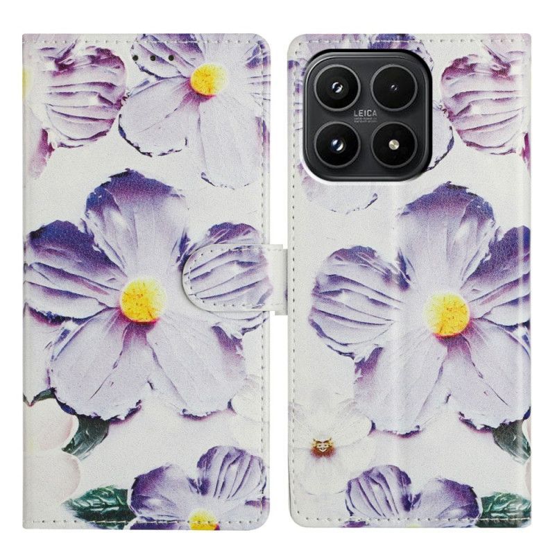 Housse Xiaomi 17 Fleurs Violettes