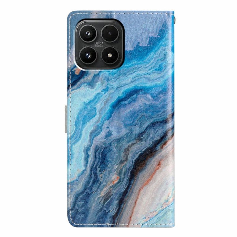 Housse Xiaomi 17 Marbre Bleu