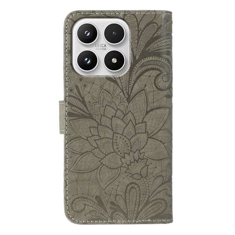 Housse Xiaomi 17 Motif Floral Dentelle