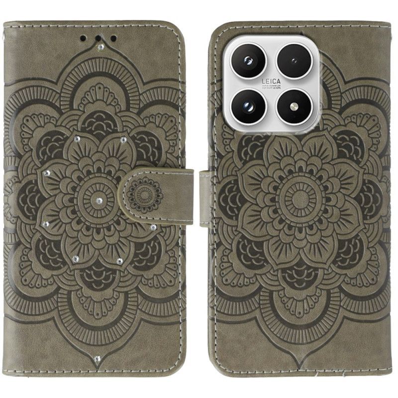 Housse Xiaomi 17 Motif Mandala et Strass