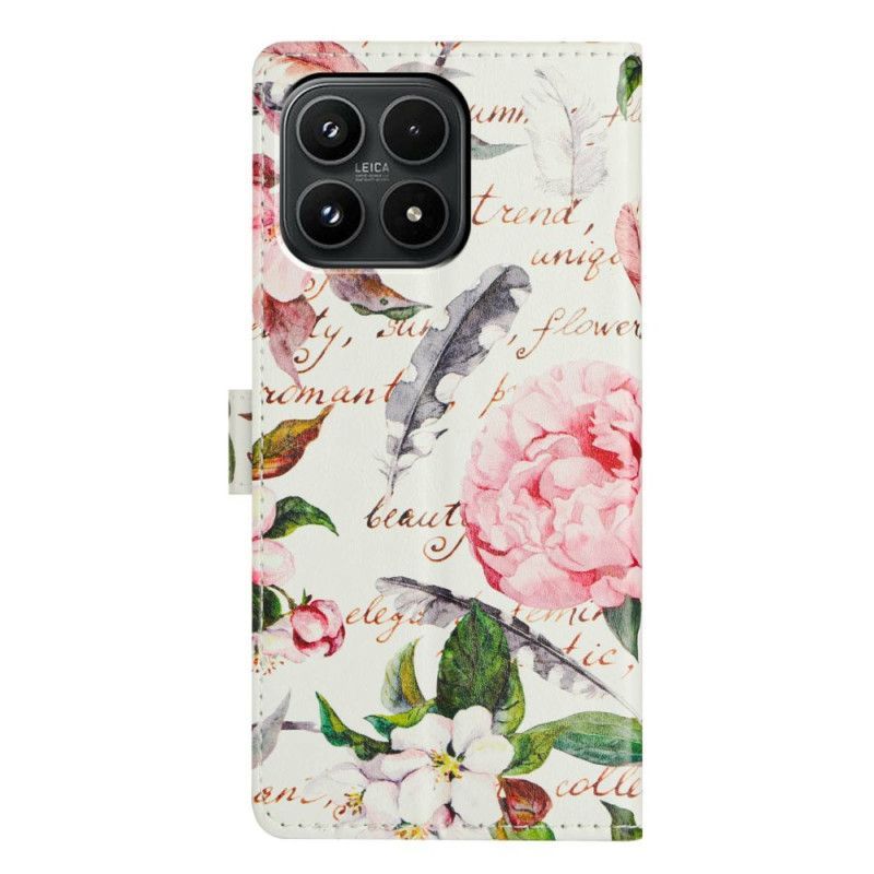 Housse Xiaomi 17 Poème Floral