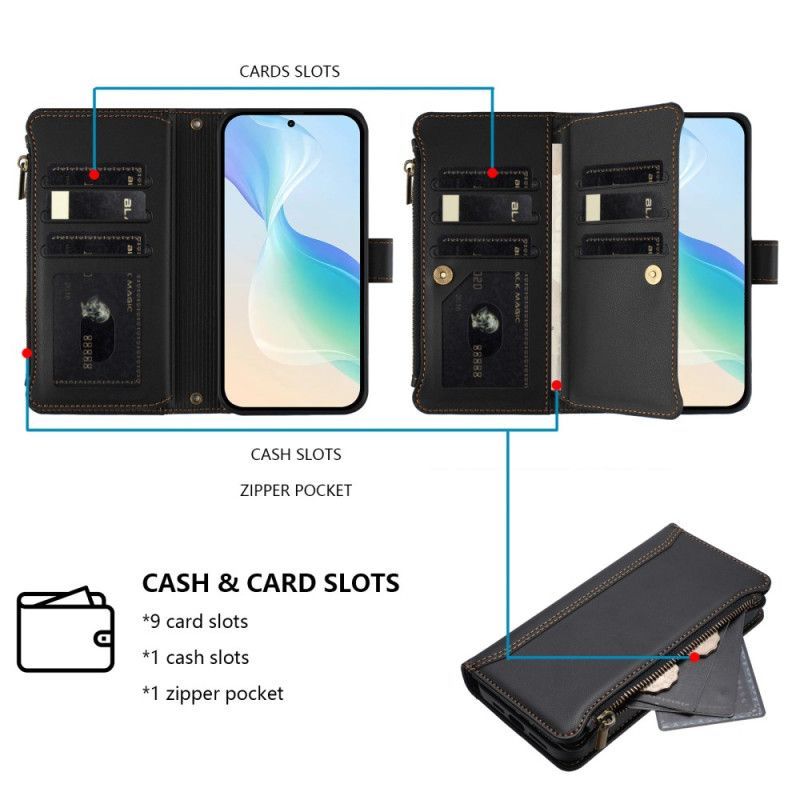 Housse Xiaomi 17 Portefeuille 9 Porte-Cartes