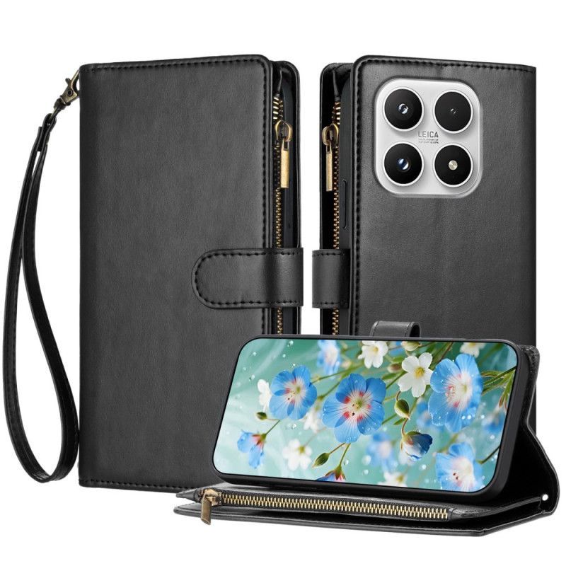 Housse Xiaomi 17 Portefeuille avec Lanière