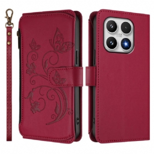 Housse Xiaomi 17 Portefeuille Floral