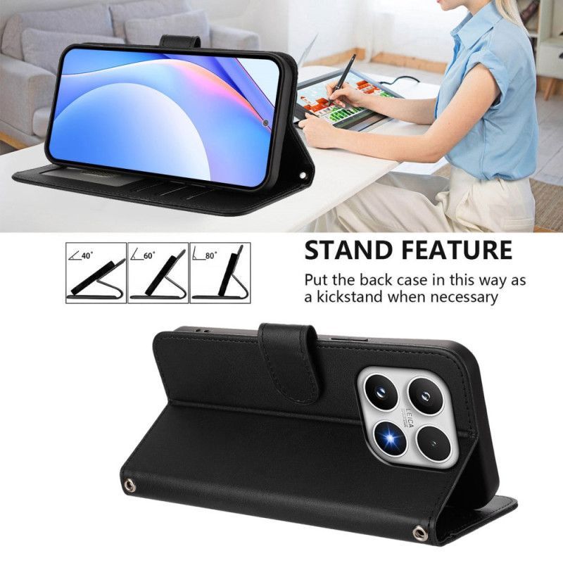 Housse Xiaomi 17 Protection RFID Effet Cuir