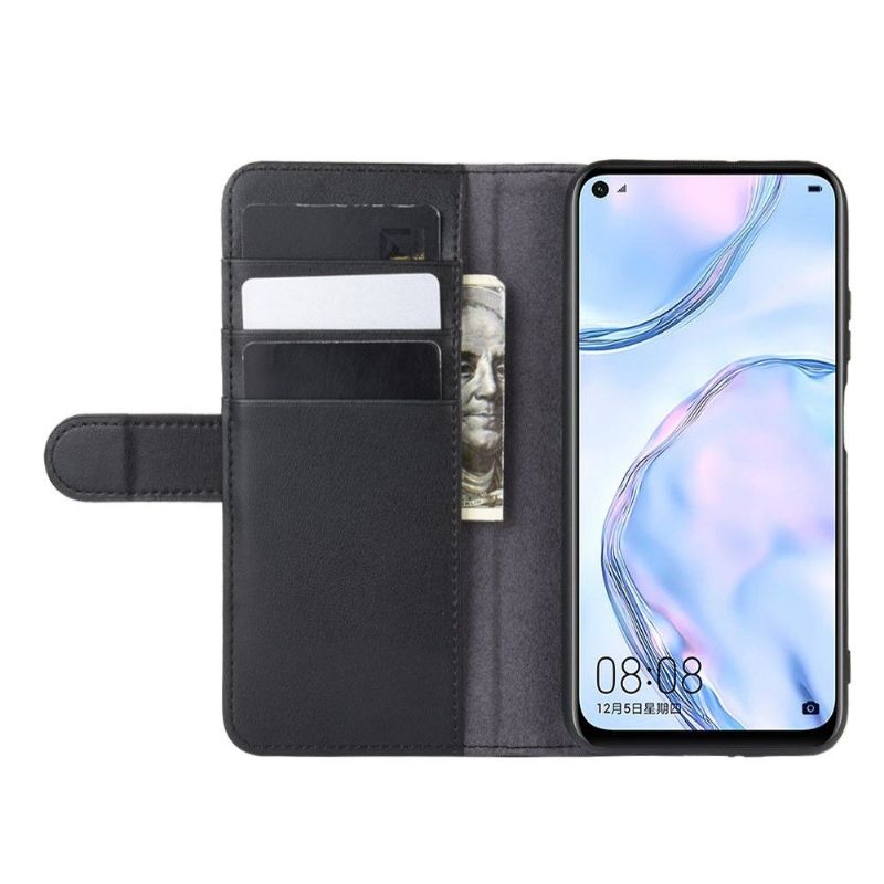 Étui à rabat Huawei P40 Lite cuir premium