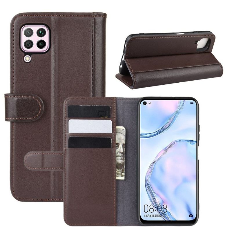 Étui à rabat Huawei P40 Lite cuir premium