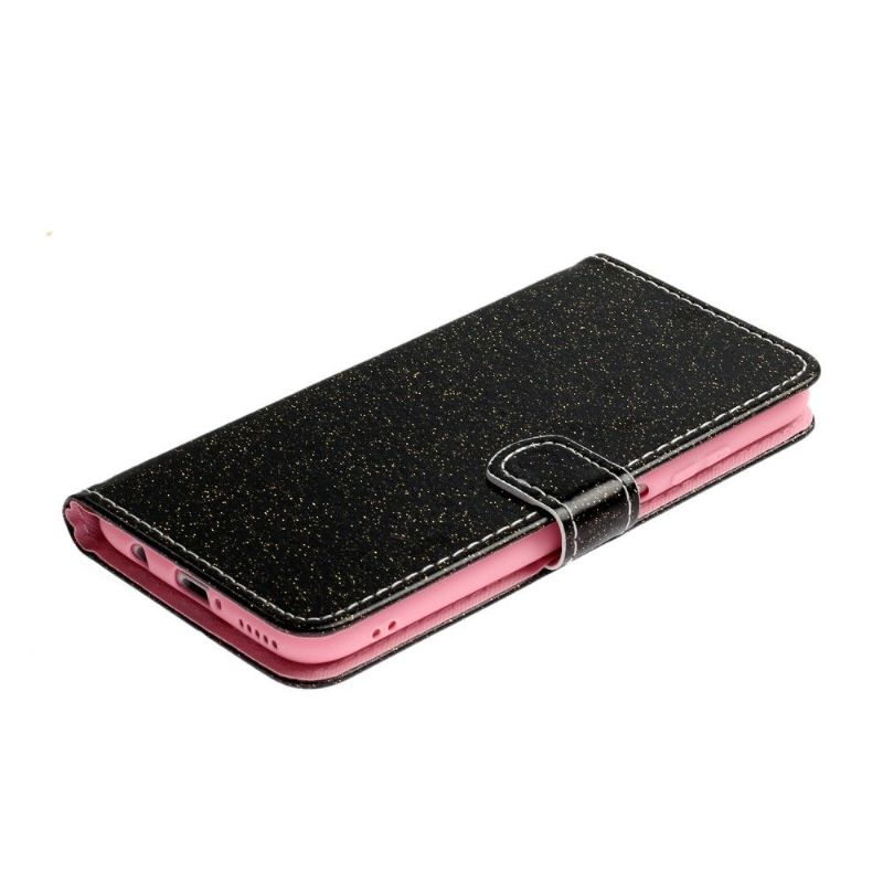 Housse Huawei P40 Lite Paillettes Simili Cuir