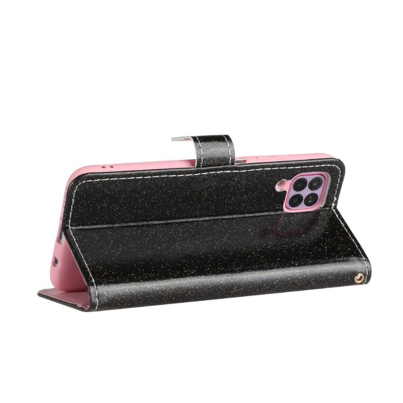 Housse Huawei P40 Lite Paillettes Simili Cuir