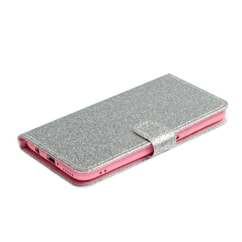 Housse Huawei P40 Lite Paillettes Simili Cuir