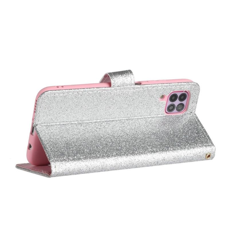 Housse Huawei P40 Lite Paillettes Simili Cuir