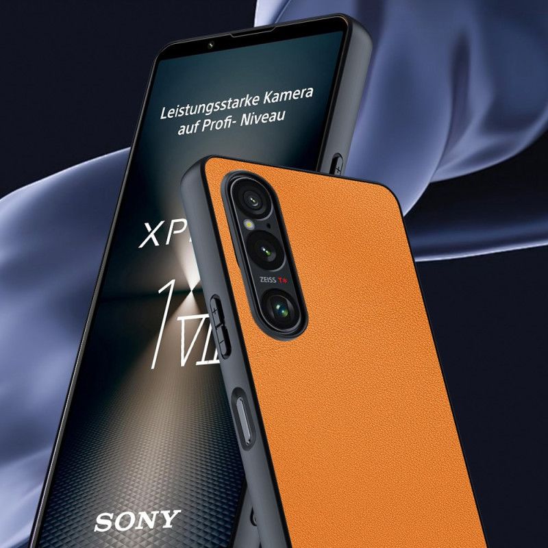 Coque Sony Xperia 1 VII Effet Cuir