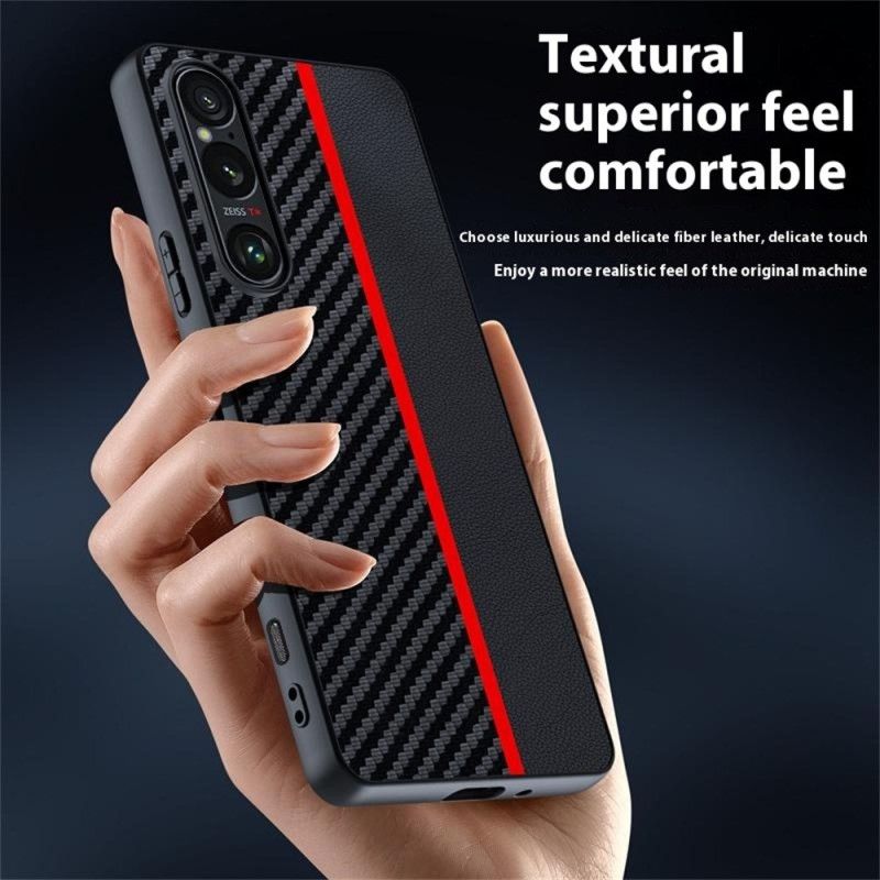 Coque Sony Xperia 1 VII Fibre Carbone