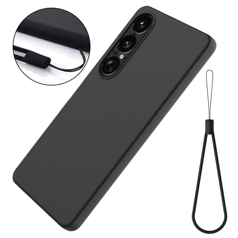 Coque Sony Xperia 1 VII Silicone à Lanière