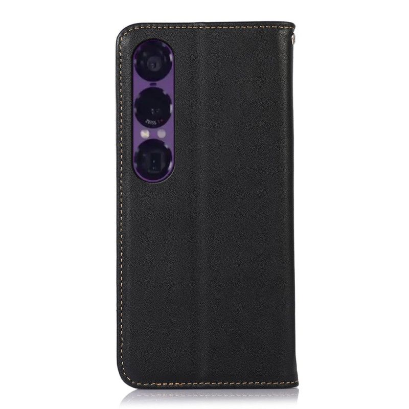 Flip Cover Sony Xperia 1 VII Cuir Nappa KHAZNEH