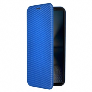 Flip Cover Sony Xperia 1 VII Fibre Carbone