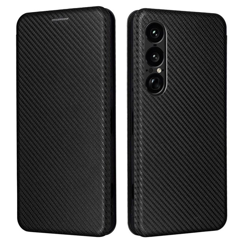 Flip Cover Sony Xperia 1 VII Fibre Carbone
