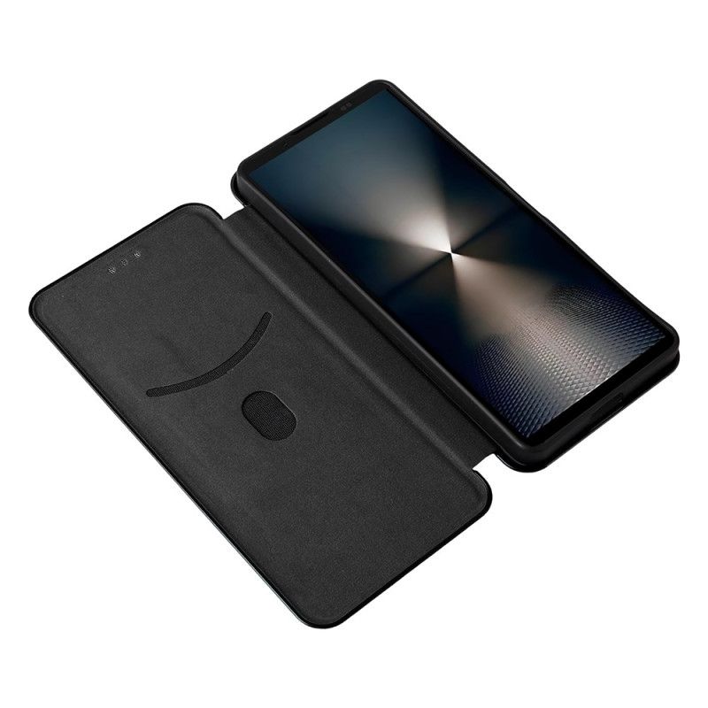 Flip Cover Sony Xperia 1 VII Fibre Carbone