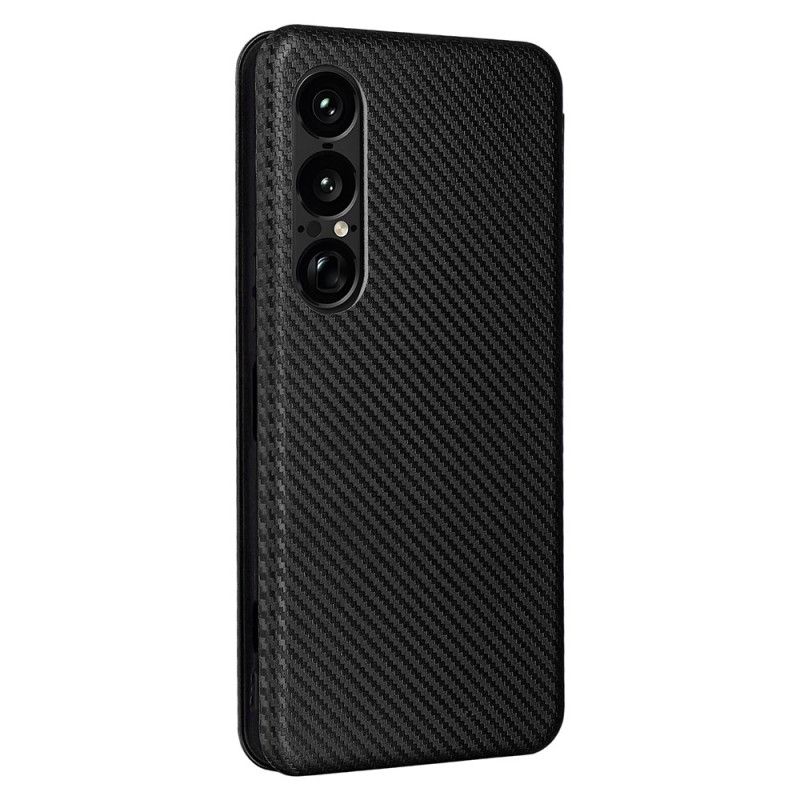 Flip Cover Sony Xperia 1 VII Fibre Carbone