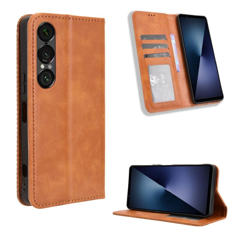 Flip Cover Sony Xperia 1 VII Frise Vintage