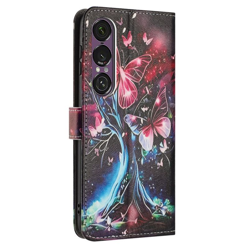 Housse Sony Xperia 1 VII Arbre aux Papillons